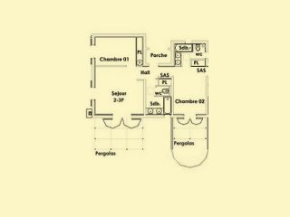 Plan villa location de vacances 06